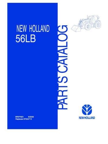 new holland loader parts catalog